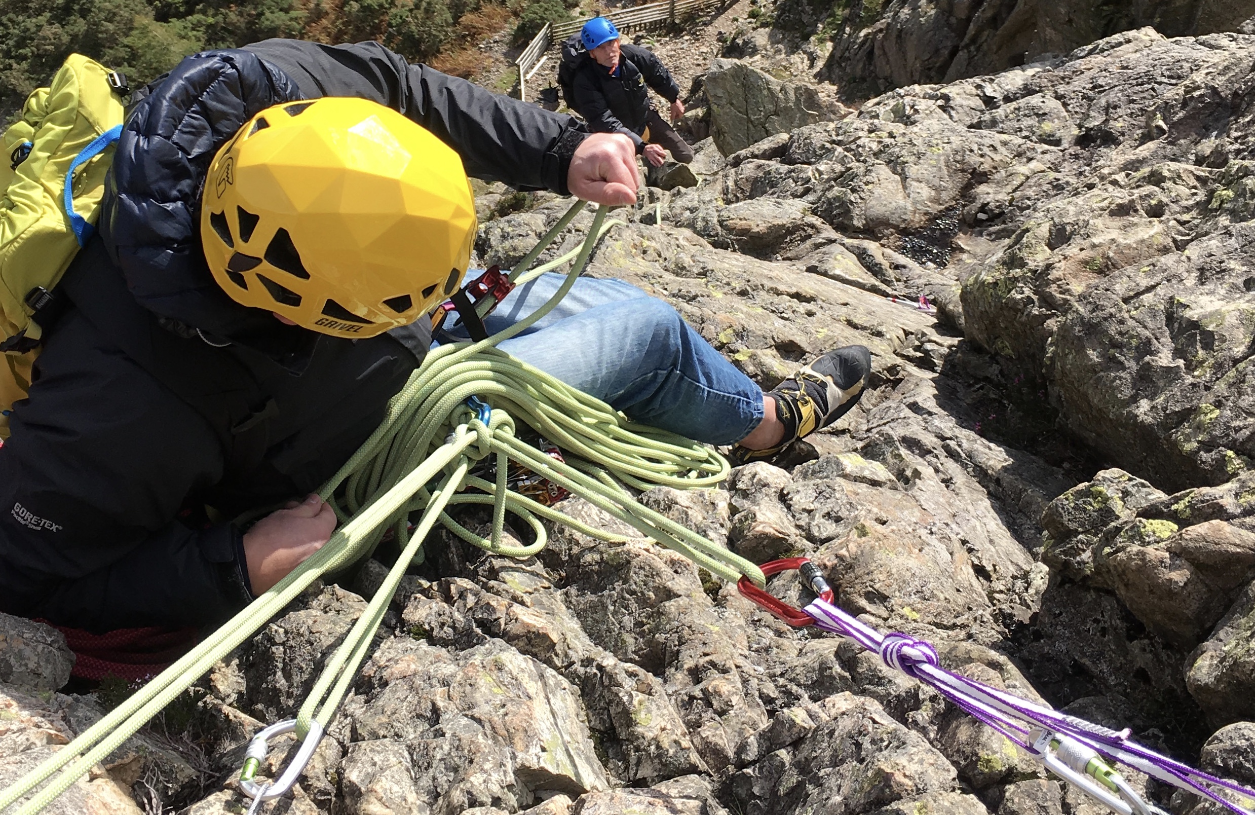 Multipitch climbing Lake District The Summit Is Optional