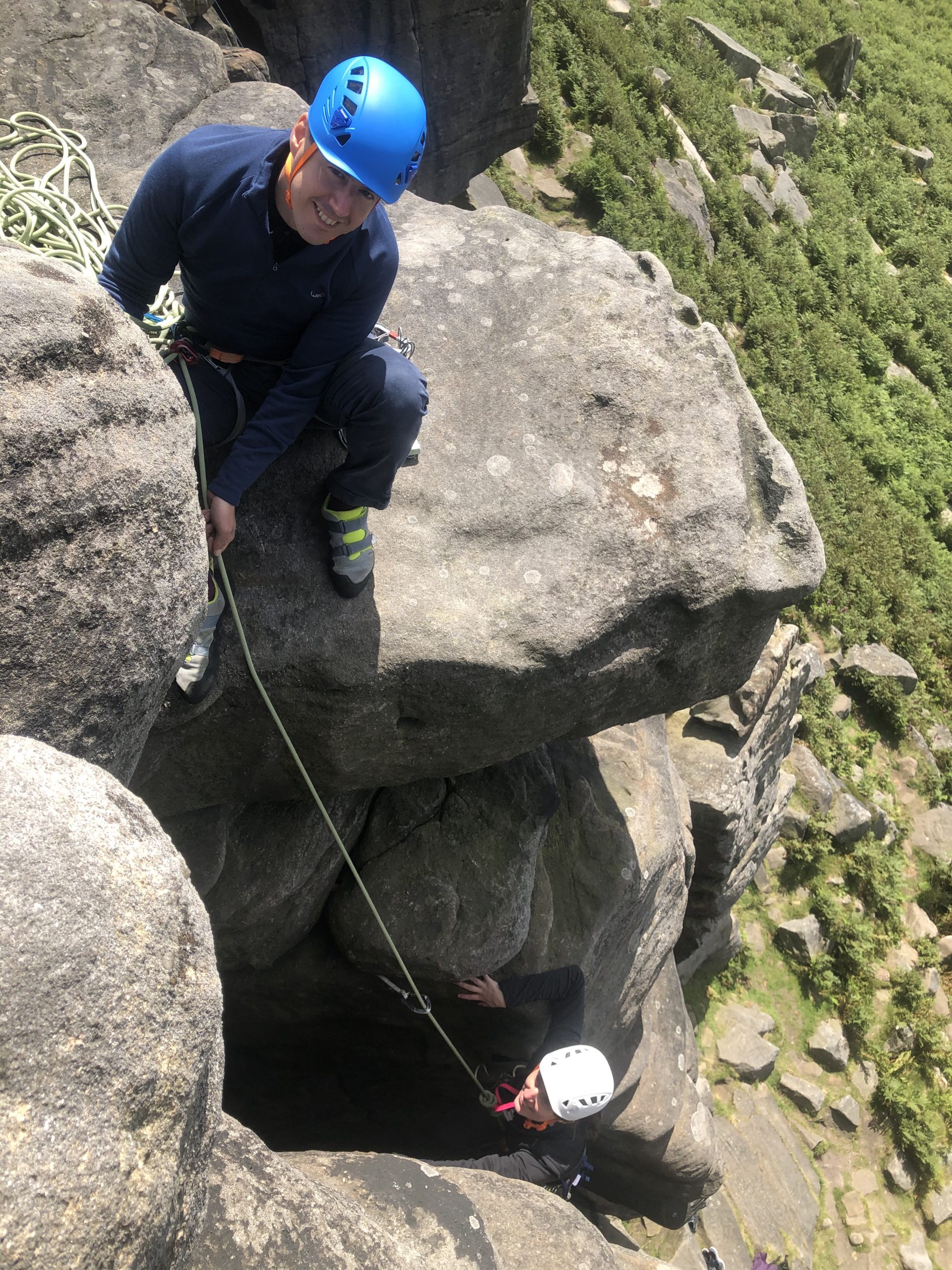 Learn to lead trad Peak District The Summit Is Optional