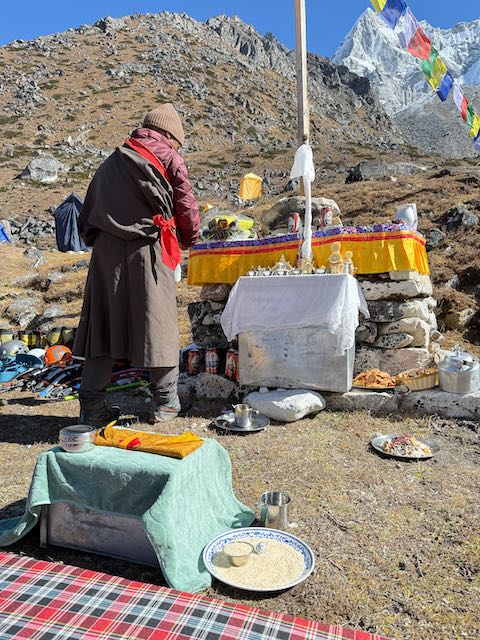 Ama Dablam Puja Ceremony