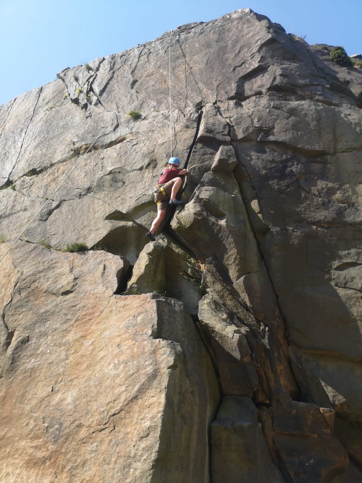 Rock climbing course Yorkshire The Summit Is Optional