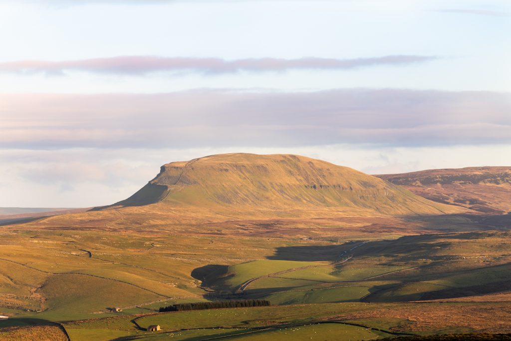 Pen y Ghent at dawn - one of our most popular guided walks in the Yorkshire Dales and one of the famous Yorkshire Three Peaks